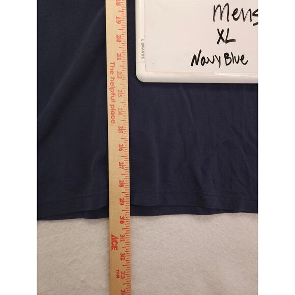 Polo by Ralph Lauren Collared Short Sleeve Polo Shirt Mens Size XL Navy Blue - Picture 8 of 9